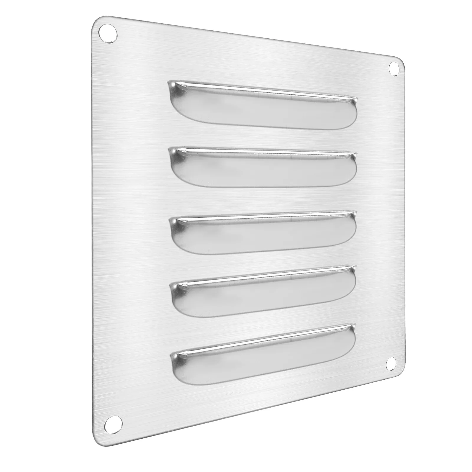 Marine Air Vent Cover Stainless Steel Boat Vent Rectangular Louvered Flush Replacement for Yacht Caravan Rv Hardware Ventilation