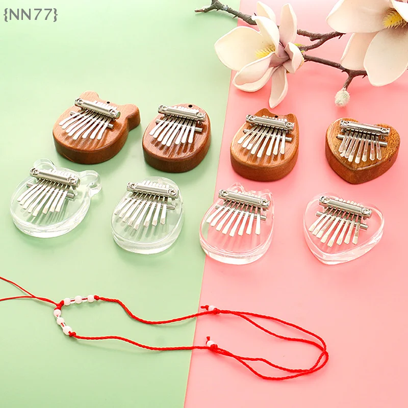 【NN77-M3】8 Keys Mini Wooden Kalimba High Quality Exquisite Finger Thumb Piano Marimba Musical Good Accessory Christmas Gift