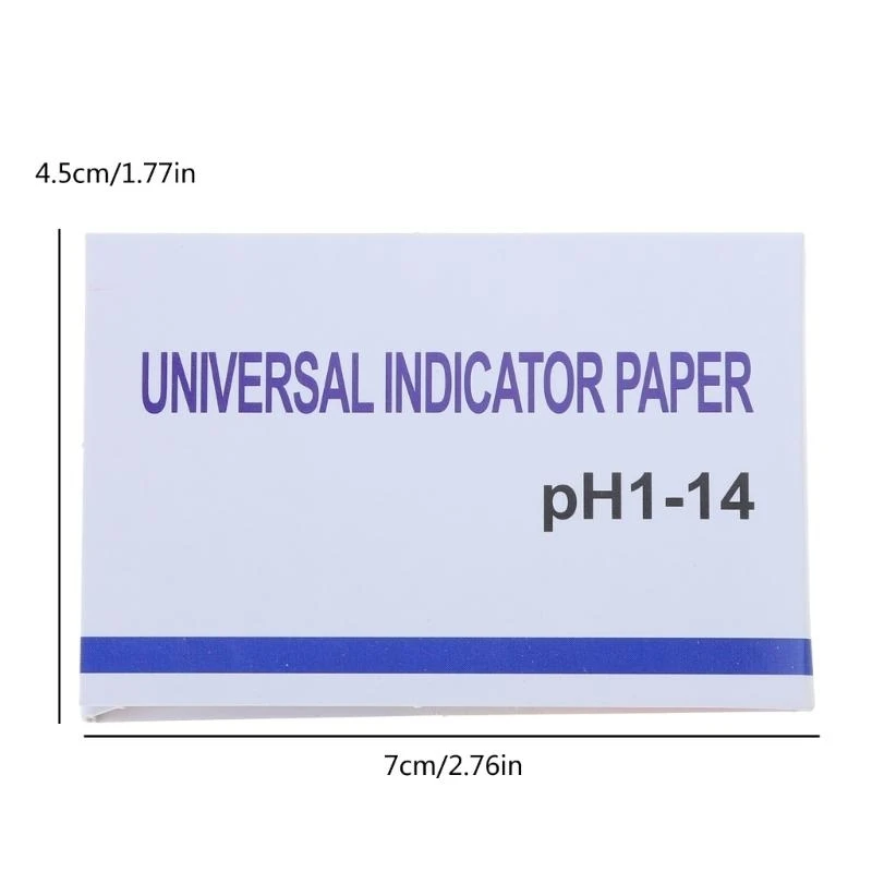 F92B 1 แพ็ค 80 แถบทดสอบแถบทดสอบ 1-14PH TEST LITMUS PAPER สำหรับการทดสอบในดินน้ำ