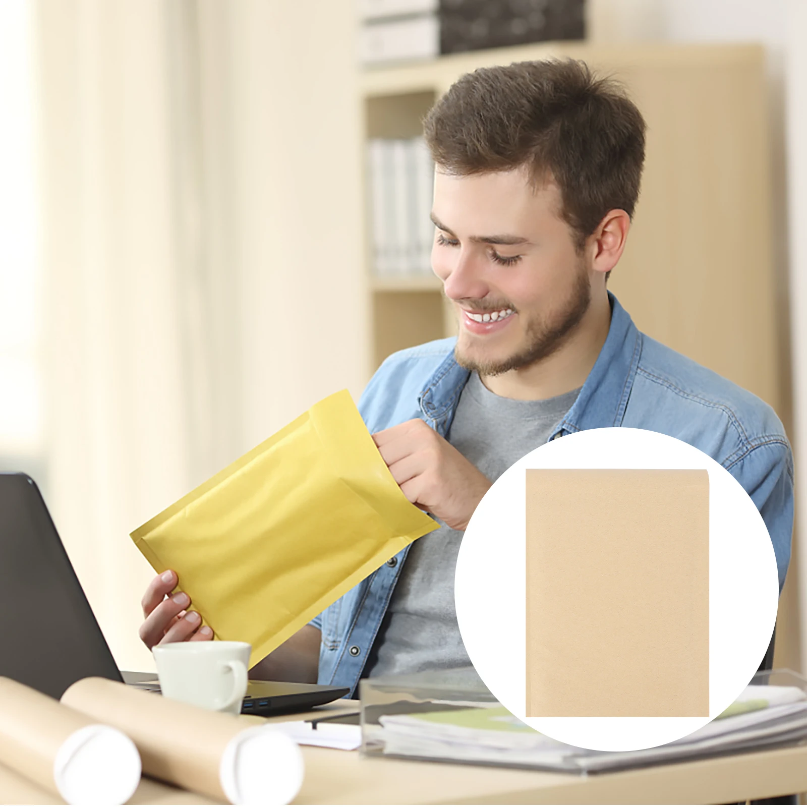 

Kraft Paper Foam Bag Bubble Envelopes Mailer Package Padded Large Craft Bags Bulk