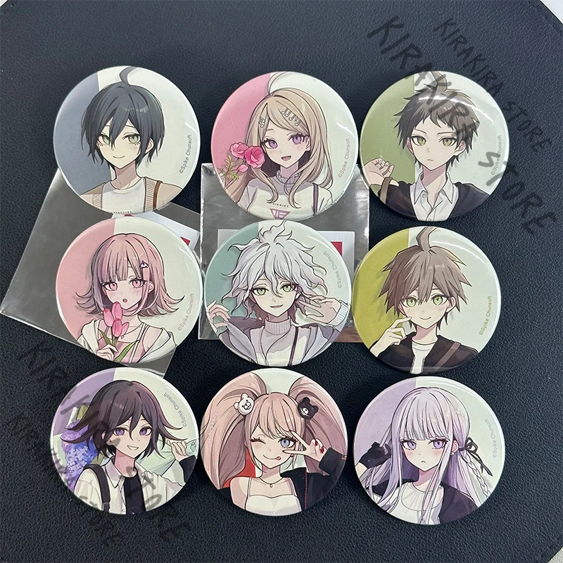 

Danganronpa Cosplay Breastpin Badge Enoshima Junko Emblem Naegi Makoto Official Kaede Akamatsu Genuine Brooch Ornaments Pins