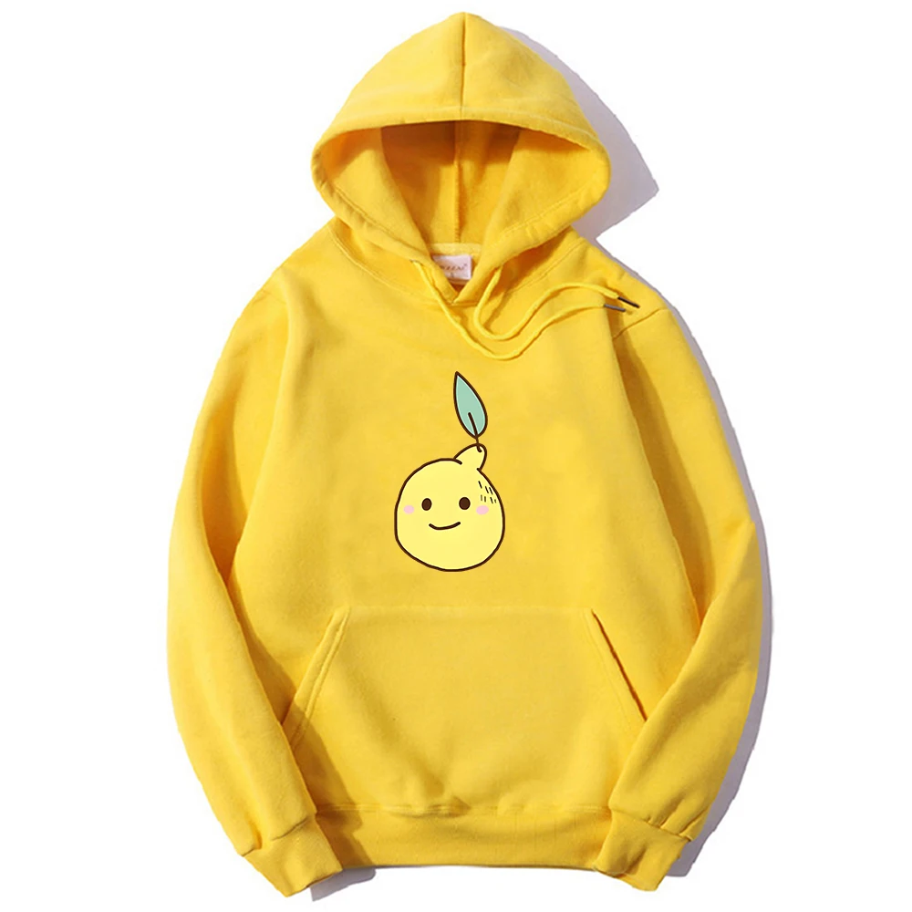 Lemon Boy Hot Song Hoodies Cavetown Music Singer Fans Sweatshirts Kawaii Cartoon Printed Pullovers with Fleece Soft Hooded Tops