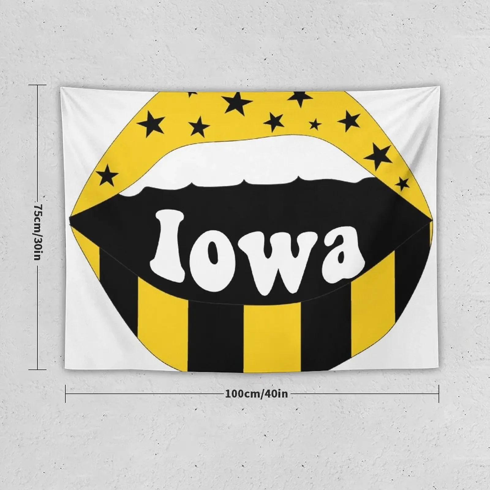 Iowa Lips Tapestry Room Decor Aesthetic Carpet On The Wall Cute Room Things Home Decorating Tapestry