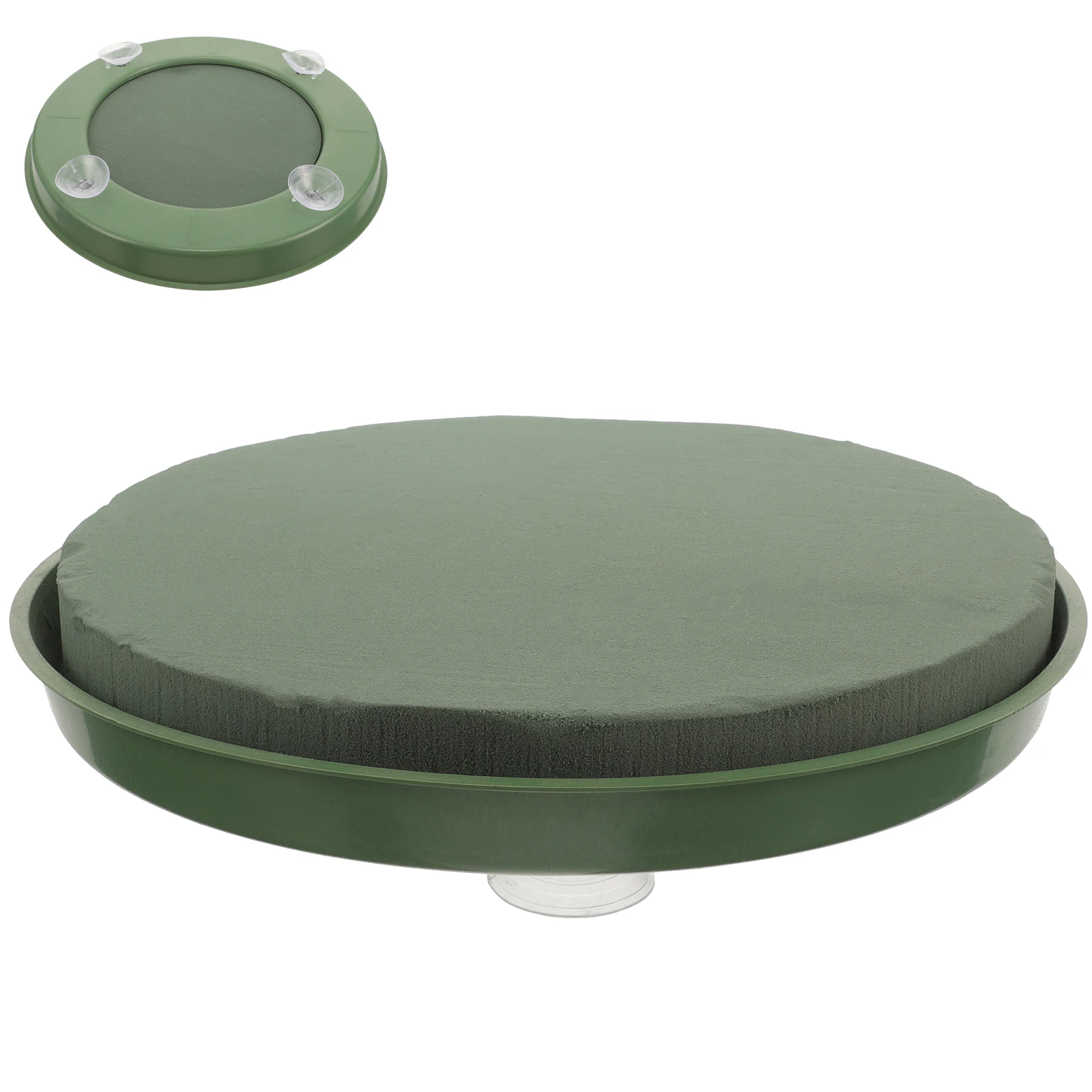

1 Set Flower Mud Tray For Wedding Car Decor Floral Arrangement Mud And Suction Cup Floral Foam Disc