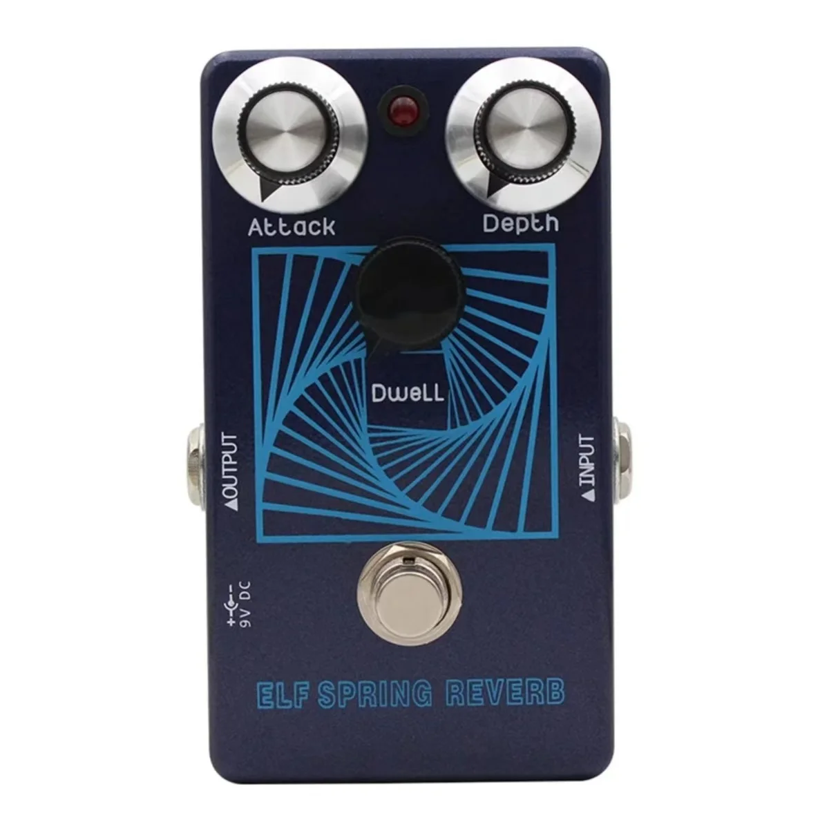 Mosky ELF Spring Reverb Guitar Bass Effect Pedal, Creepy Analog Digital Reverb Vintage Voiced Echo True Bypass Mini Pedal view 2