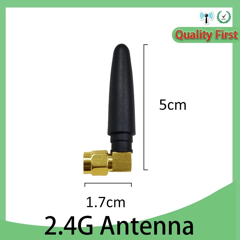 Griwi 20pcs 2.4g antenna 3dbi sma female wlan wifi 2.4ghz antene IPX ipex 1 SMA male pigtail Extension Cable iot module antena