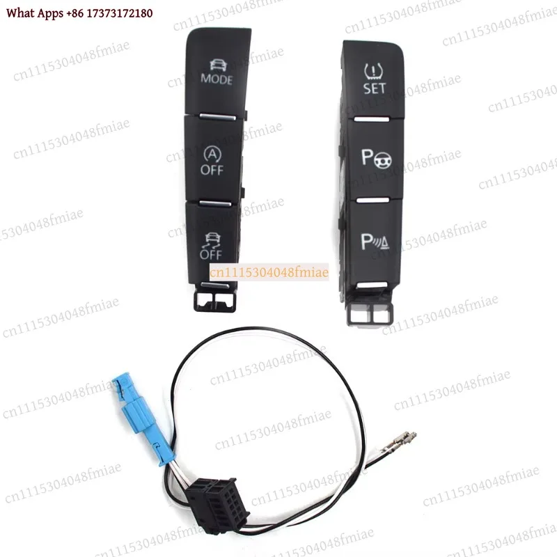 k3 ESP OFF Switch Button 5GG927238E, OPS Parking Assist & TPMS Control Replacement for VW Golf 7 MK7