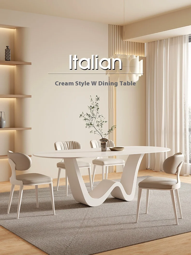 &Table Rectangular Dining Designer Coffee Multifunction Home Furniture Restaurant Tables Dinning Sets Ova LMuebles Reception