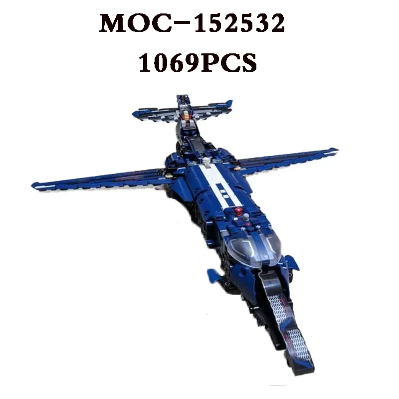 

New MOC-152532 B-1B Lancer Motive Boy Assembly 42154 Modified Model 1069pcs Building Block Toy DIY Christmas Gift Birthday Gift