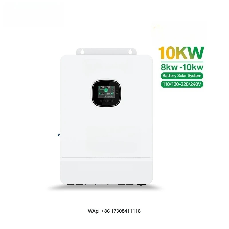 سبليت المرحلة 120 فولت 240 فولت عاكس للطاقة الشمسية 5kw 6KW 8KW 10 كيلو واط عاكس للطاقة الشمسية الهجين على خارج الشبكة العاكس مع جهاز التحكم في الشحن #1