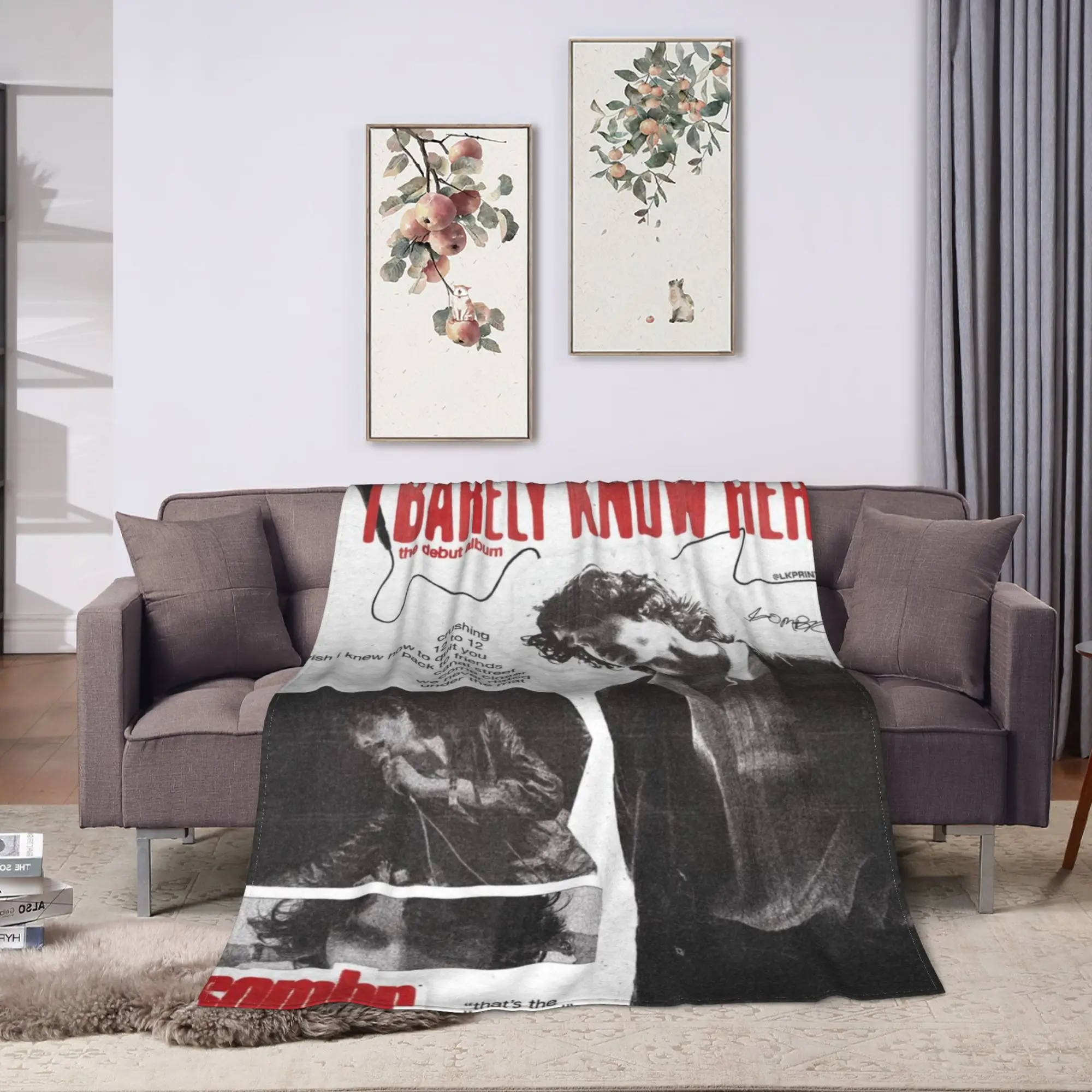 Super Soft Blanket Travel Sombr Music Throw Blanket  Flannel Bedspread For Home Decor Funny Sofa Bed Cover