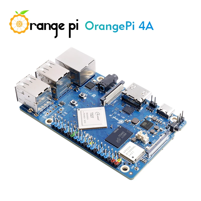 Orange Pi 4A 4GB RAM Allwinner Mini PC WiFi+BT5.0 BLE M2 NVMe SSD 2TOPS NPU Single Board Computer Run Ubuntu Debian Android13 OS