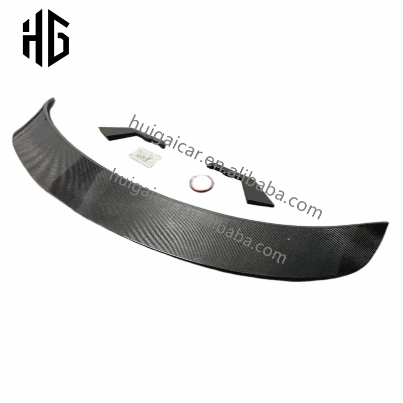 

RZ Style Glossy Carbon Fiber Trunk Rear Spoiler Wing Auto Accessories for Taycan 4S Exterior Tail Spoiler Body Kit