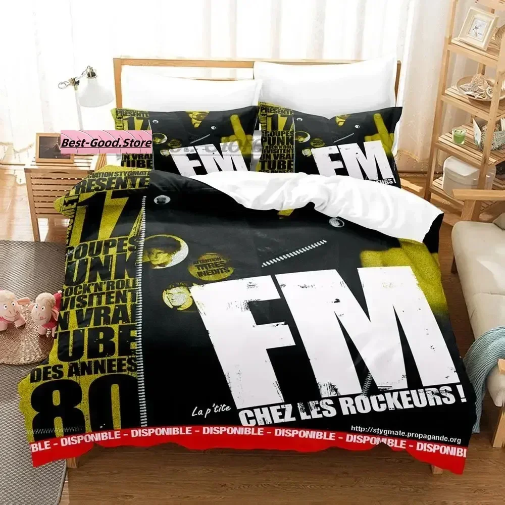 

Indochine Rock Bedding Set Single Twin Full Queen King Size Bed Set Aldult Kid Bedroom Duvetcover Sets 3D Print Hip Hop 2022