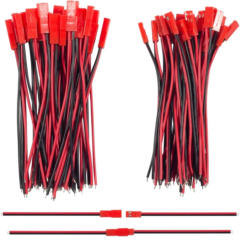 

20pcs Male&Female Connector JST Plug Cable DIY 2 Pin Connectors Terminals