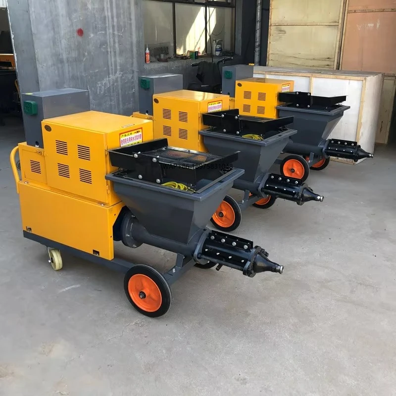 

Automatic Sand Mortar Spraying Pump Machine Wall Cement Plaster Machine Mortar Spray Machines Shotcrete Equipment