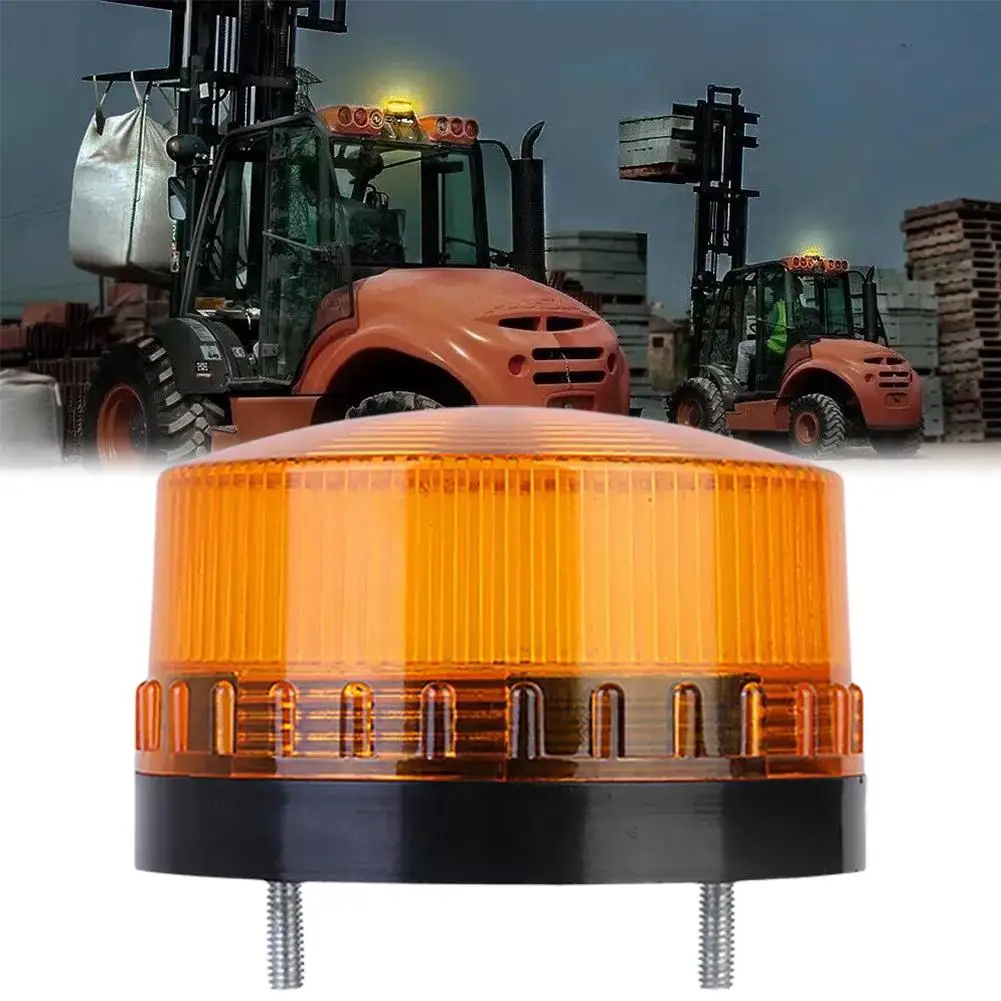 12V LED Strobe Light Emergency Rotating Traffice Indication Car Flash Beacon Light LED Orange Blue Red Flash Car Warning Light