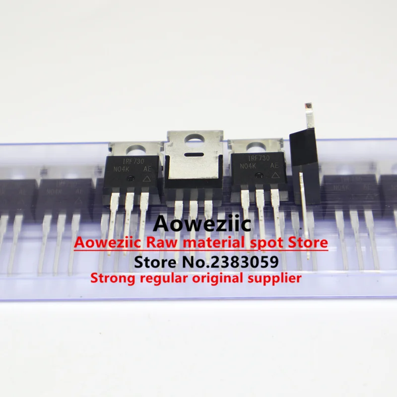 Aoweziic  2020+  100% new imported original  IRF730PBF IRF730 TO-220 power MOS tube 5.5A 400V