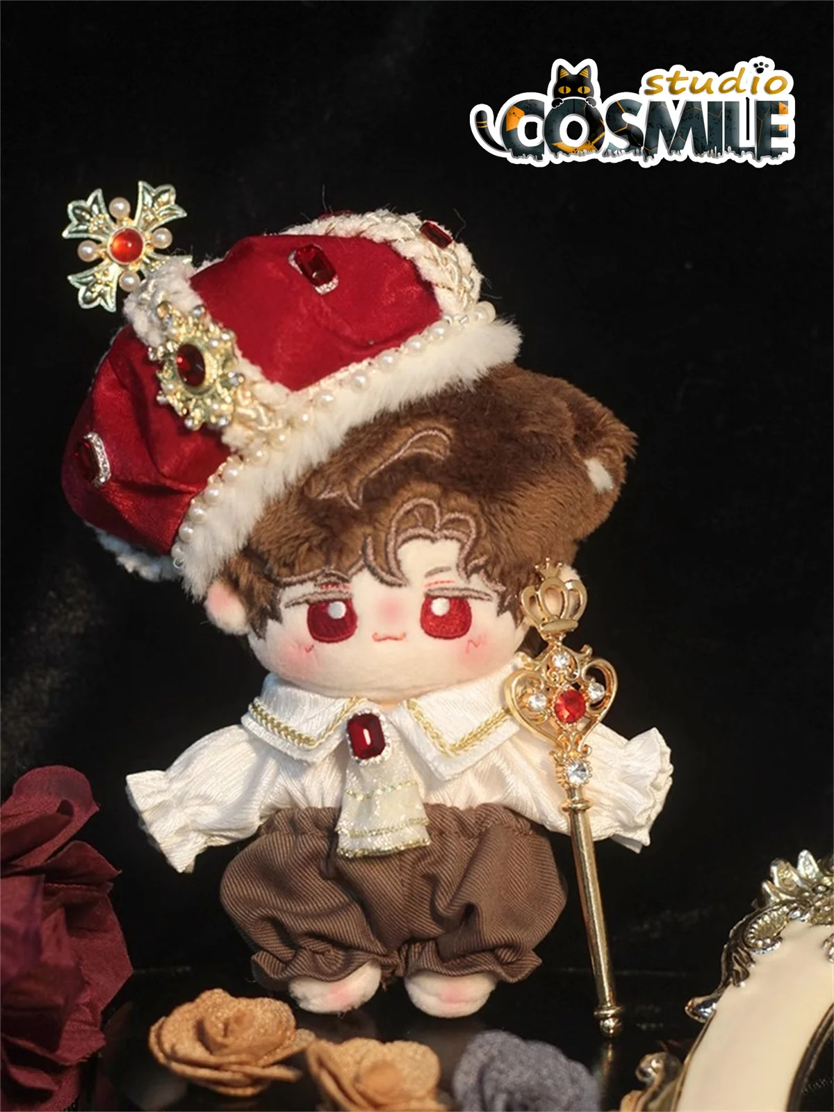 European Royal General Classical Elegant Prince Knight Coronation 10cm 20cm Plush Doll Clothes Clothing Costume Jiamian KL