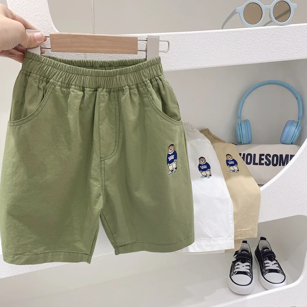 

Josaywin Summer Cargo Shorts For Boys Kids Fashion Casual Short Trousers Elastic Waist Loose Children Pants Boys Shorts Clothing