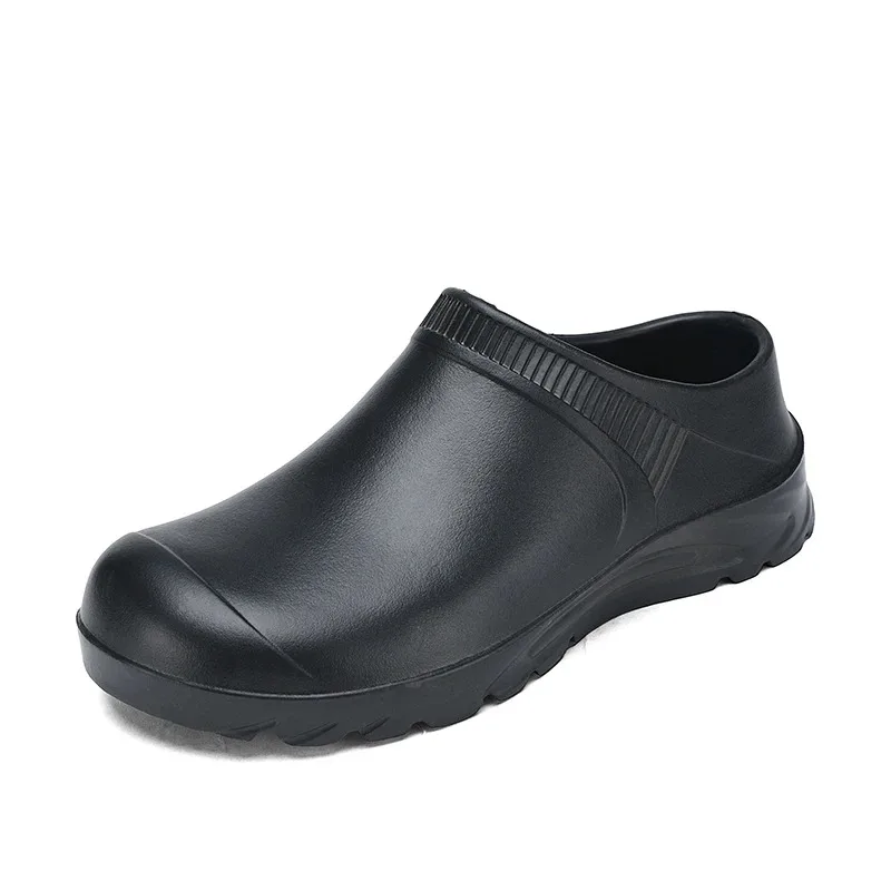 

Men's slippers, waterproof oil-proof chef shoes, work safety shoes, wading shoes, casual fashionable work shoes men‘s shoes