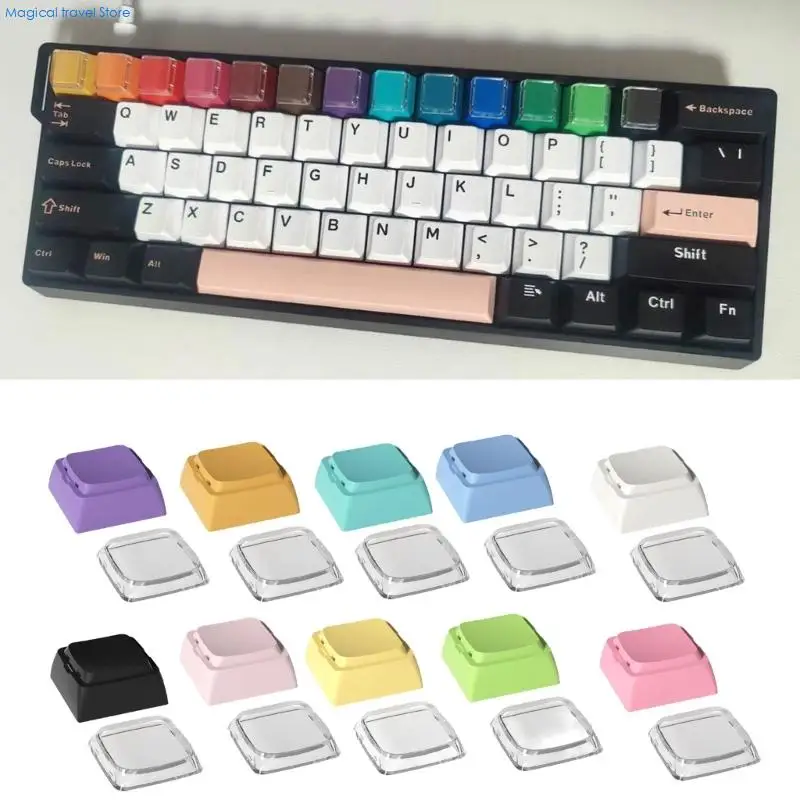 N2UB XDA Profile Keycaps 8 Pack In XDA Height Designing For Office And Gaming Use