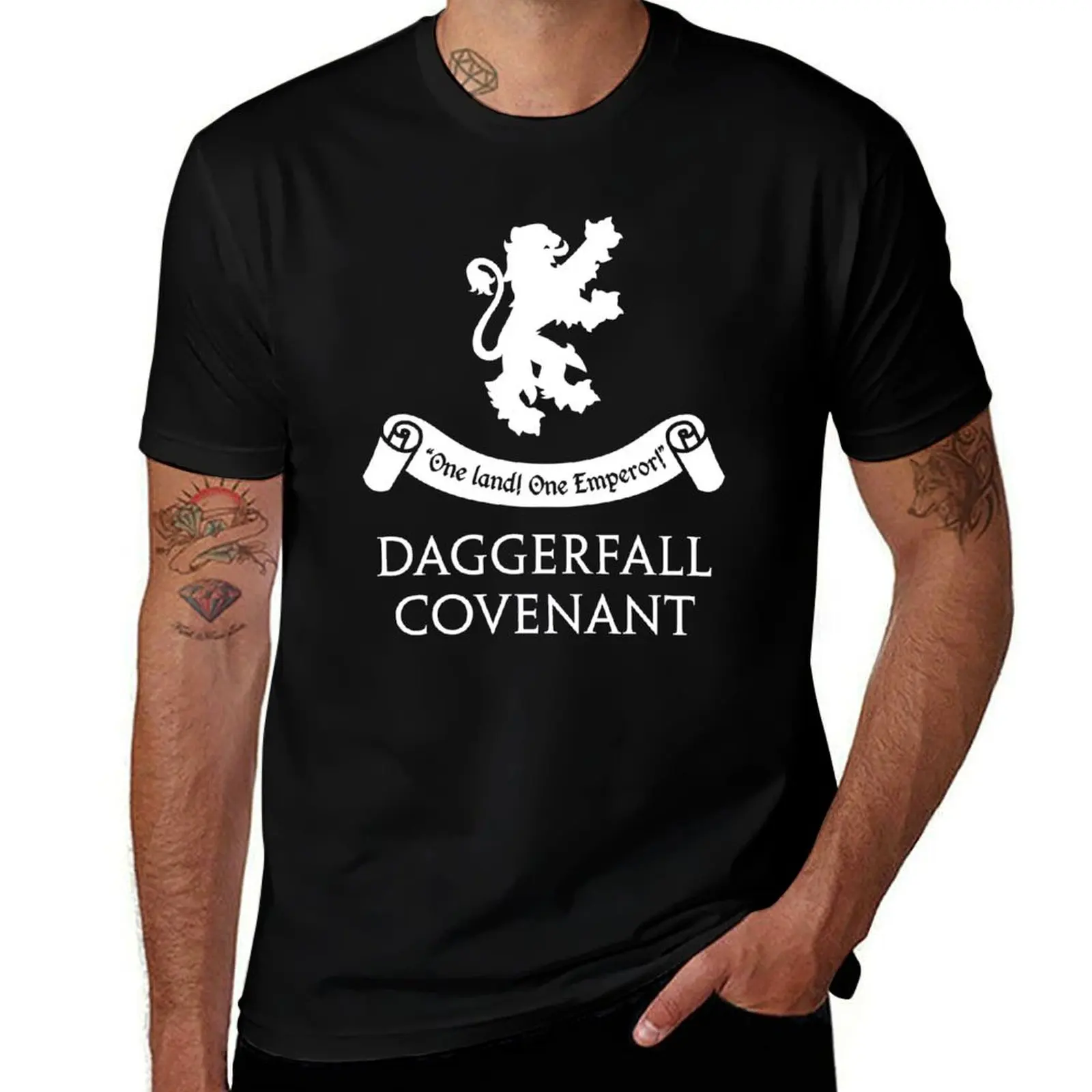 Daggerfall Covenant Banner T-Shirt designer shirts aesthetic clothes oversized t shirt men