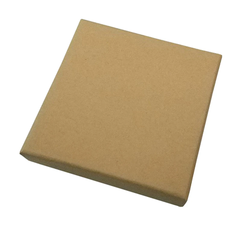 ABLA-16 Pieces Of Kraft Cardboard Jewelry Box, 9 X 9 X 3Cm