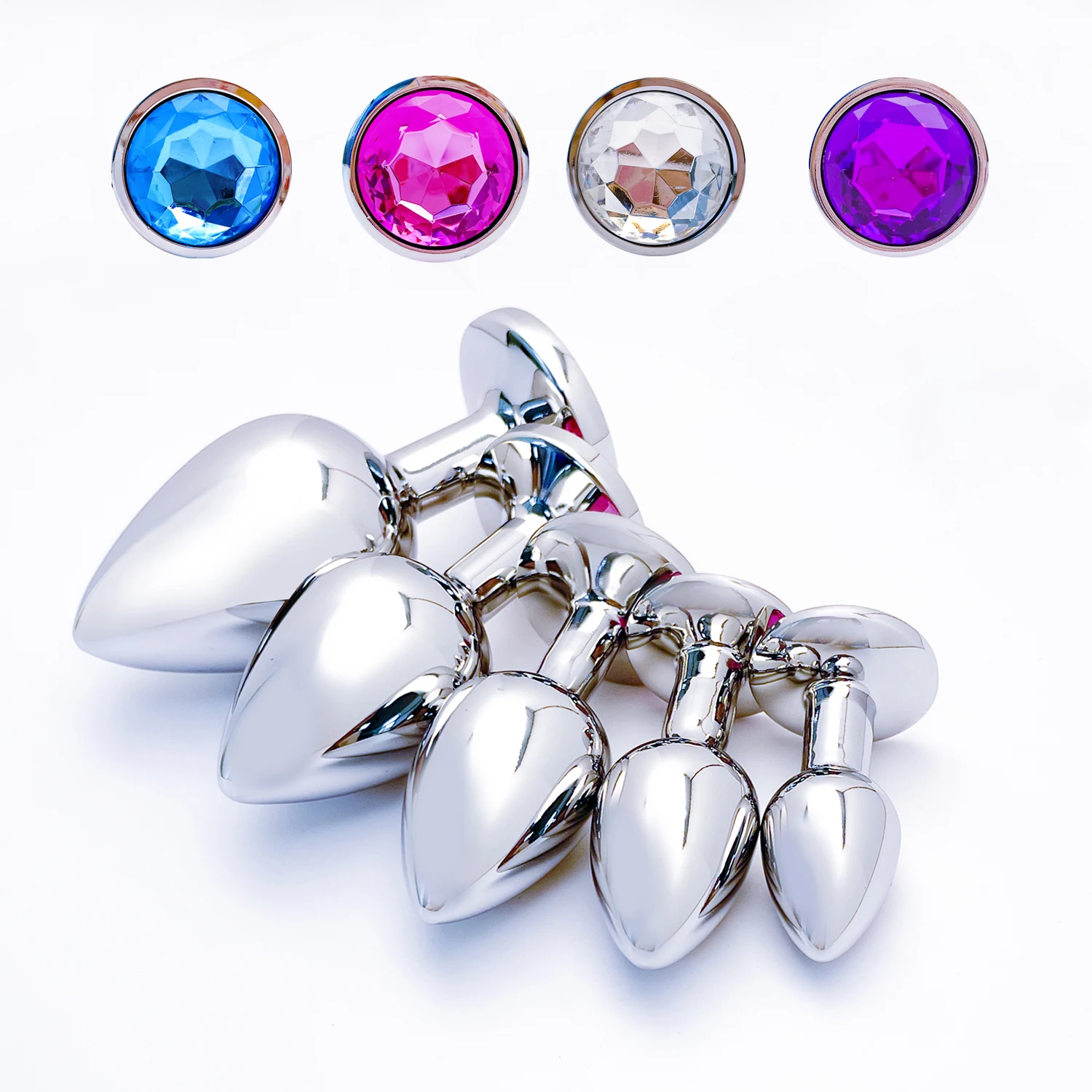 Metal Anal Plug For Women Men Couples Butt Plug Butt Toy Dildo Adult Game Masturbator Anal Diamond Sex Toy For Adult Products_voghion.com