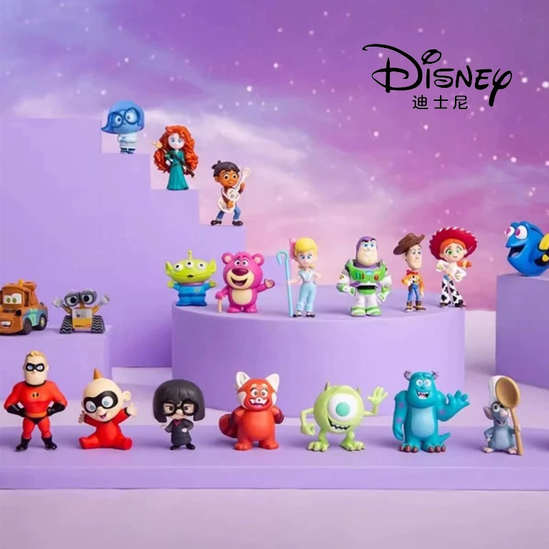 

Disney 100th Anniversary Blind Bag Q Meng Series Doll Ornaments Cute Model Children'S Collection Toys Christmas Gifts