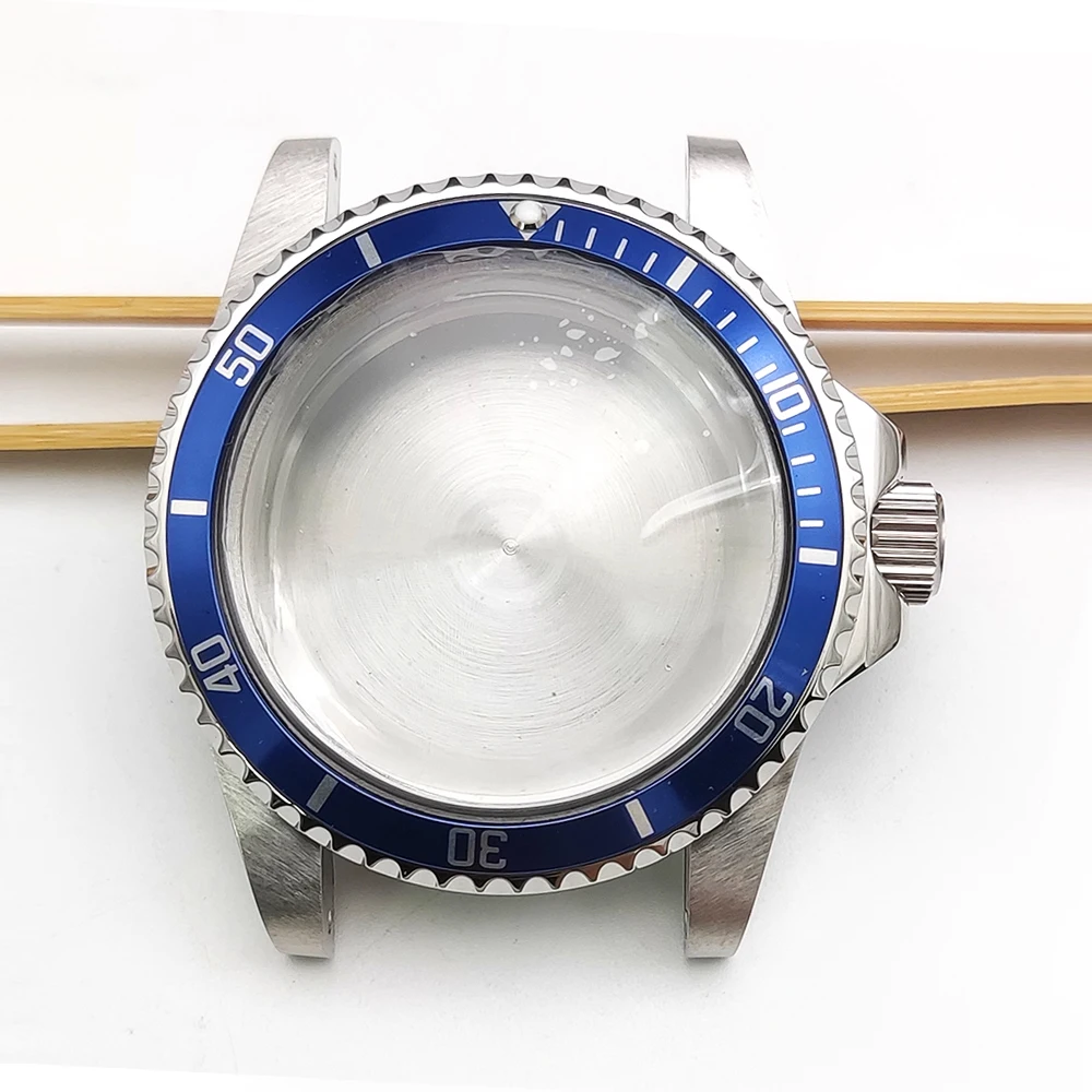 Caja de reloj de alta calidad de 39,5mm, piezas de reloj para hombre compatibles con caja de movimiento NH35/36, pulsera, accesorios de caja de acero inoxidable