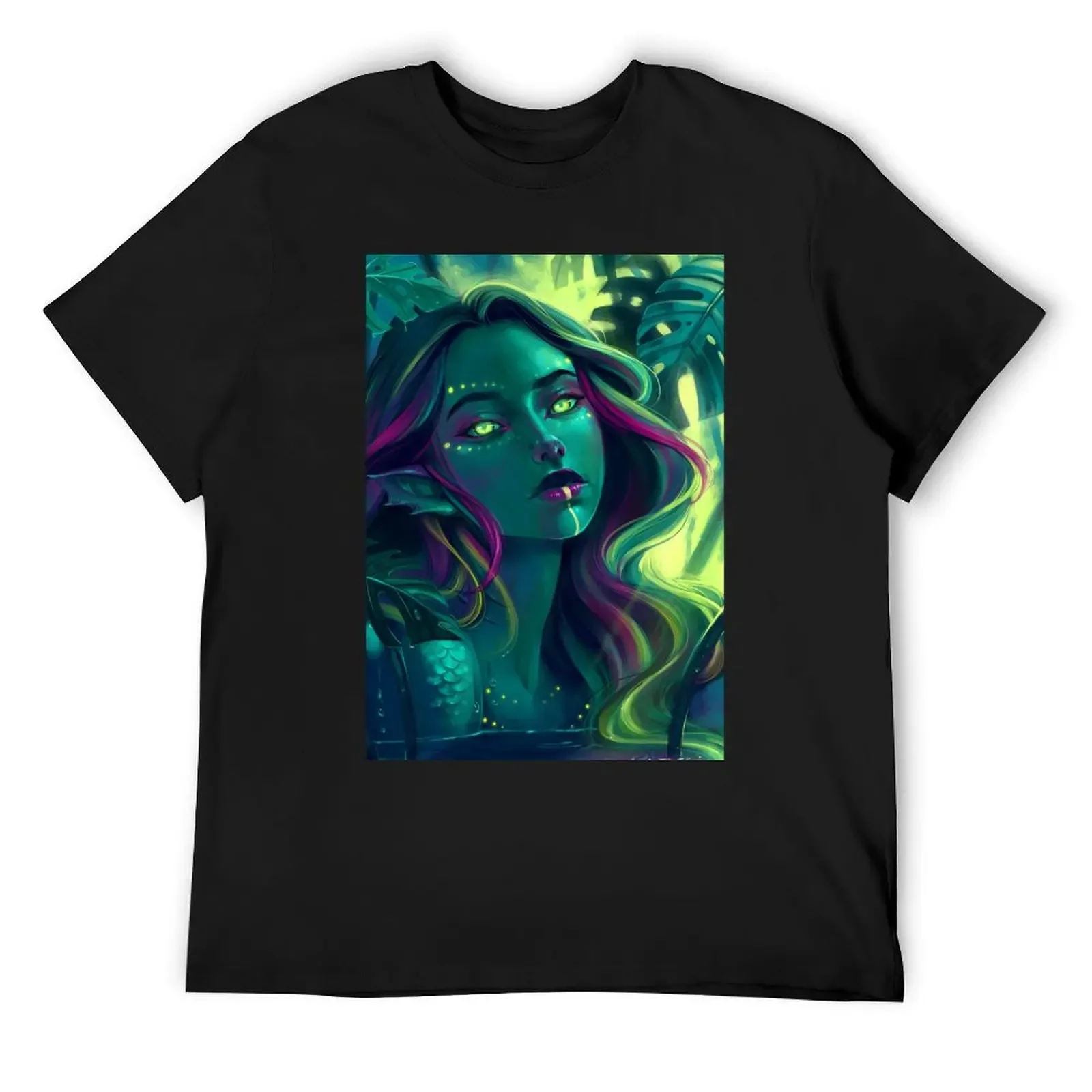 

Monstera Mermaid T-Shirt for a boy sports fans anime stuff quick-drying funny t shirts for men