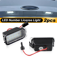 2PCS Error Free LED license plate light For Jaguar XF X250 XJ X351 rear number plate lamps White OEM#:C2D16179