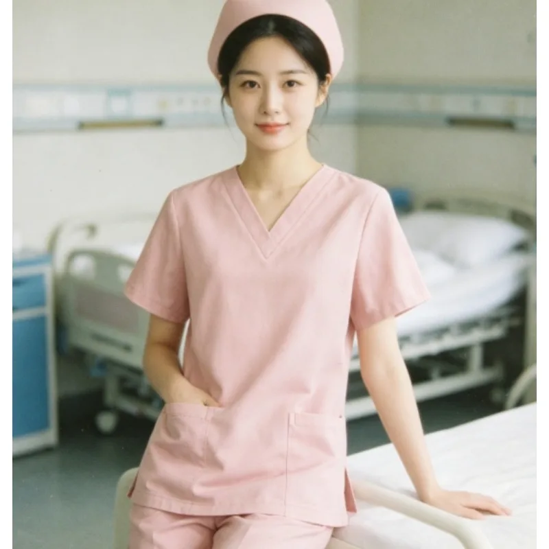 

Fast Drying V Neck Shirt for Dentist Vet Clinic Aesthetician Healthcare Worker Wear