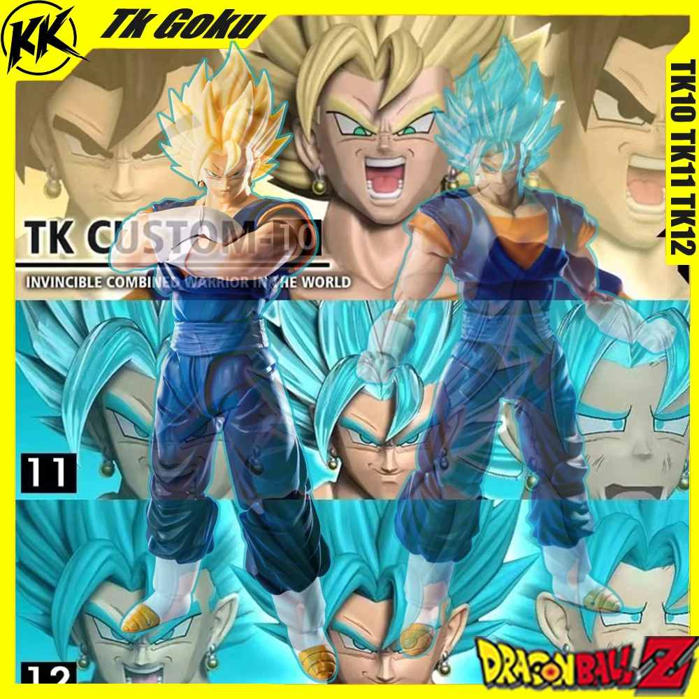 

В наличии TKDIY TKCUSTOM TK TK007 TK008 TK009 Dragon Ball SHF Fit Vegetto New Heads Custom Headsculpt Set Аниме Фигурки