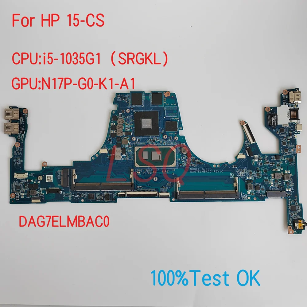 

DAG7ELMBAC0 для HP ProBook 15-CS материнская плата для ноутбука с центральным процессором