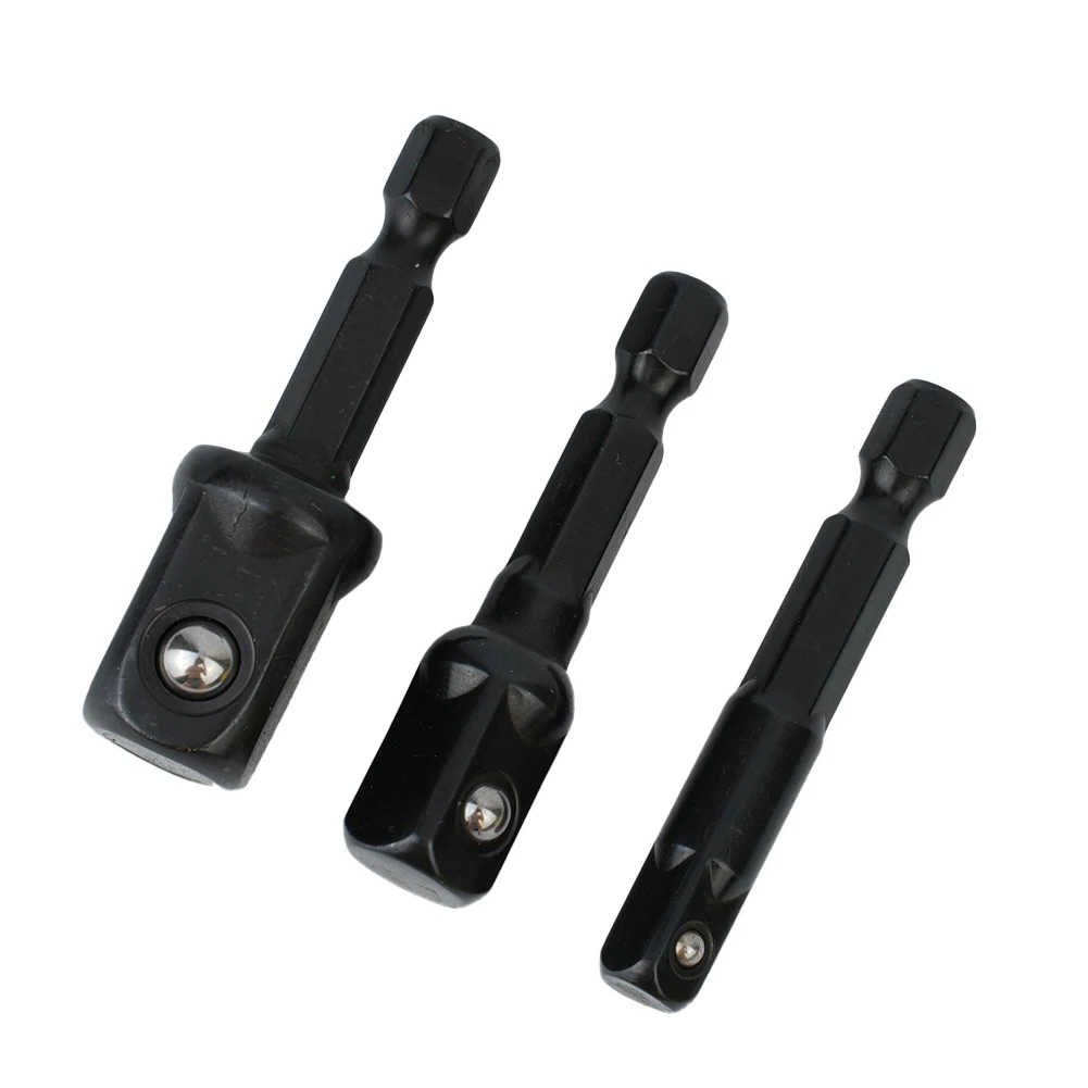 Tool Nut Driver Sockets 3pcs/kit 50mm For Electric Screwdriver Tool For Screwdriver Handle Hex Shank Extension