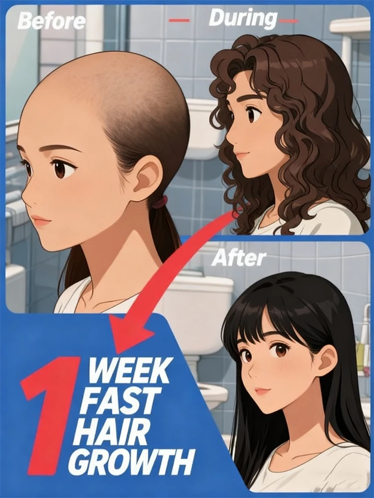 

Stop hair loss in 7 days and grow natural hair in 15 days! Safe and gentle essential oil ingredients, easy to carry, and effecti