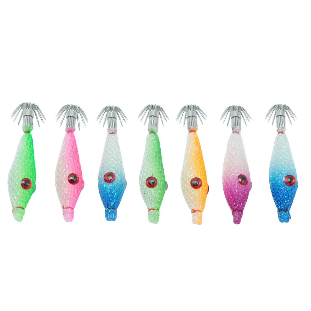 

Luminous Shrimp Fishing Bait Octopus Cuttlefish Fishing Bait with Sharp Hooks Fishing Accessories Tackles Equipment