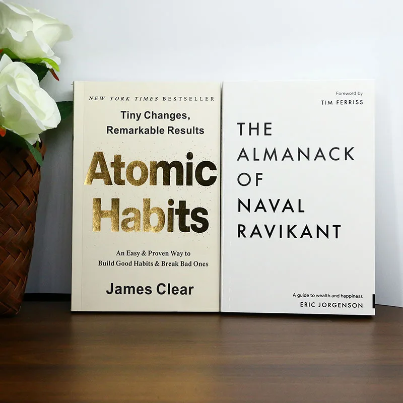 

《Atomic Habits》+《The Almanack of Naval Ravikant》The growth of the book collection for the wealthy dream chaser Be Christmas gift