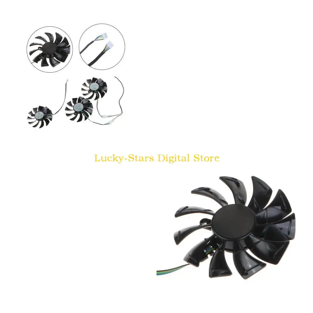 

T3EE мм 4-контактный охлаждающий вентилятор GA92S2U 0,46A 12 В вентилятор графического процессора для ZOTAC RTX3090 3080 3070