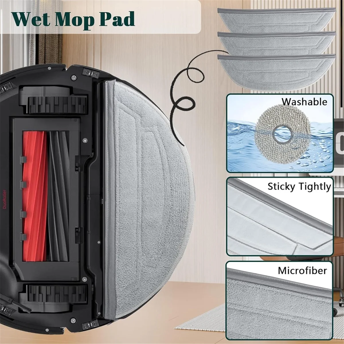 FZFZ S8 MaxV Ultra, 교체 부품 먼지 봉투 걸레 걸레 패드 패드 로봇 진공 청소기 액세서리 키트