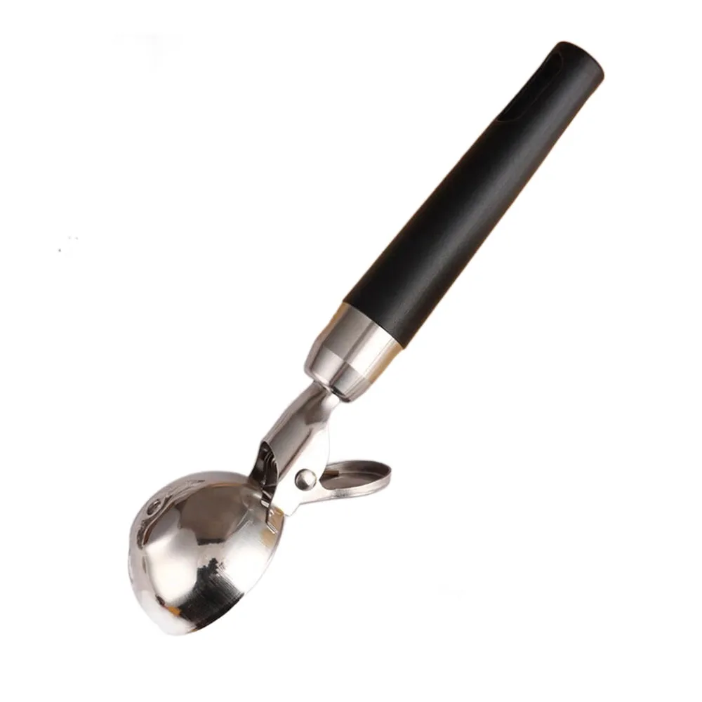 Dreamopera Cucharas para helado, Cuchara para helado con gatillo para el pulgar, Cuchara para masa para galletas con cucharada 3,5, Cuchara para melón, Confort