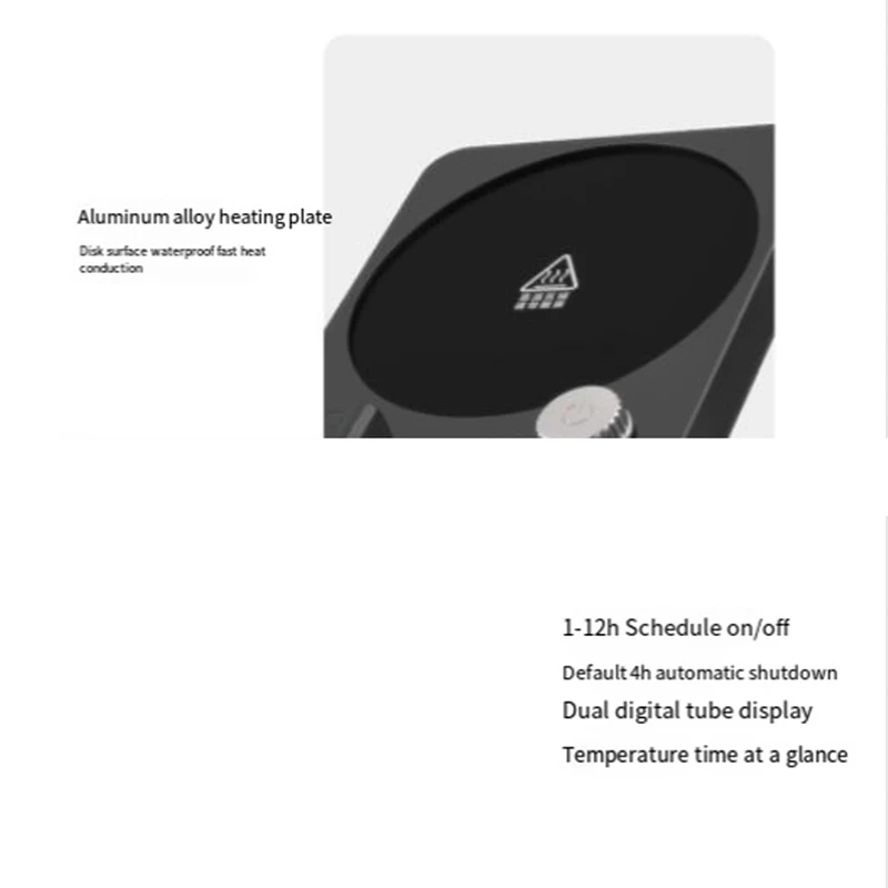 سخان فنجان القهوة المكتبي، سخان فنجان القهوة، سخان الأكواب الذكي، لتسخين القهوة والمشروبات بقابس أمريكي