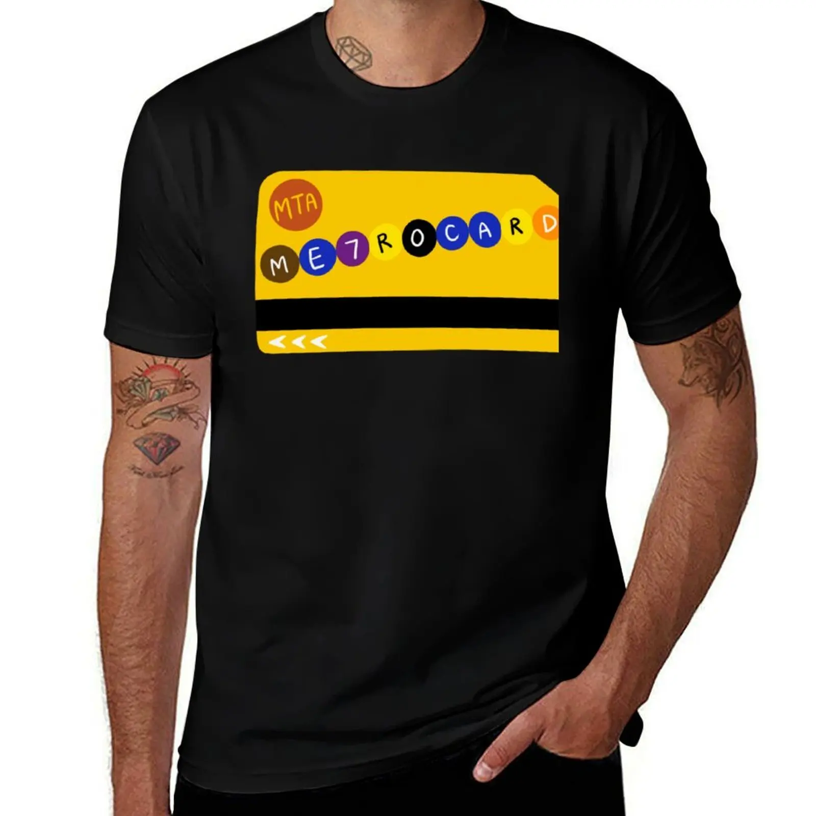 

NYC Metrocard T-Shirt Funny t-shirts man clothes T-shirts oversize mens t shirts casual stylish