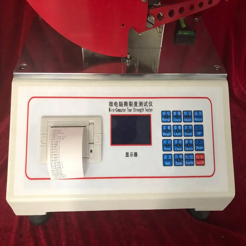 Microcomputer Control Fiber Film Paper Tearing Strength Test Machine