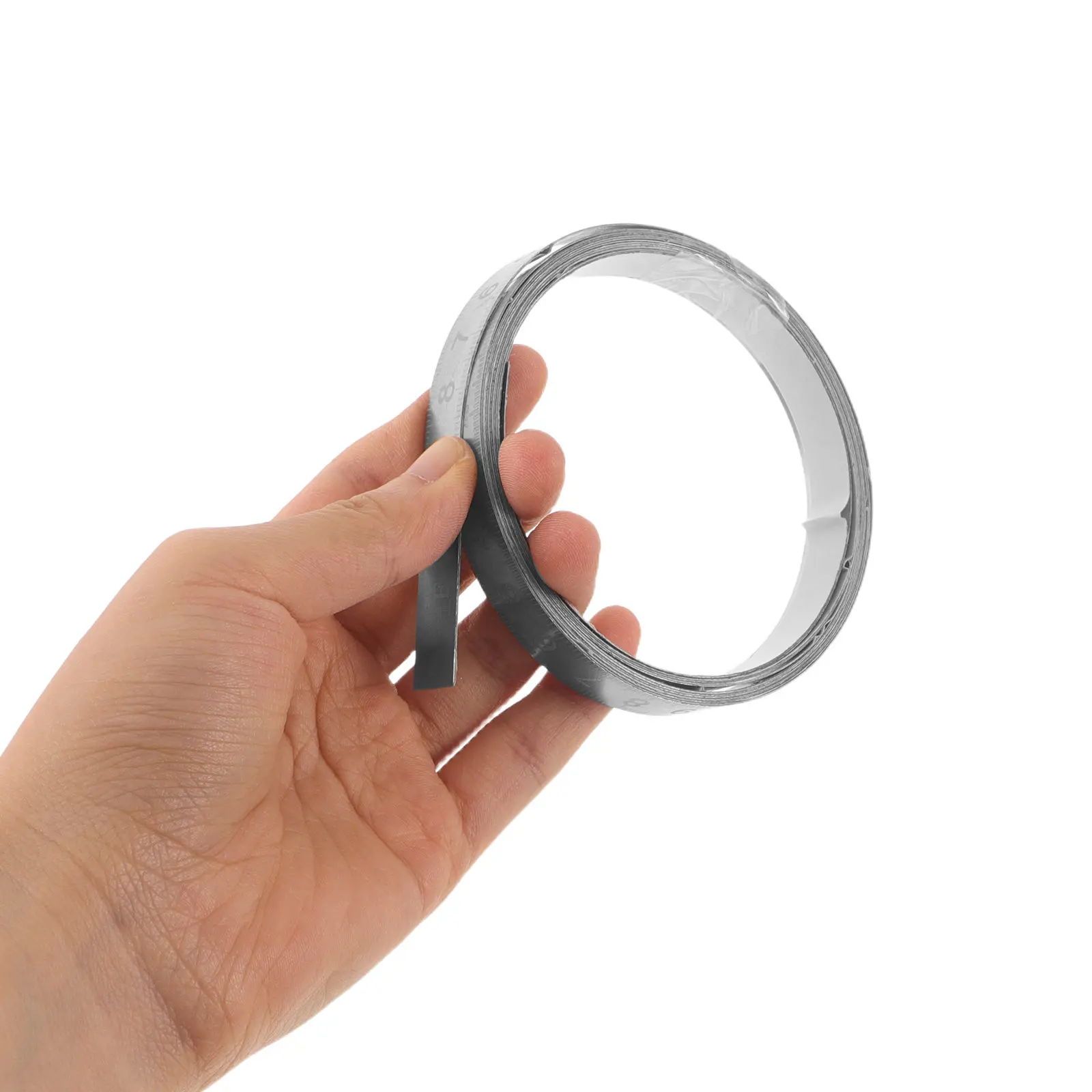 Self-Adhesive Table Saw Ruler Stainless Steel Tape Measure Accurate Millimeter Inch Scale Woodworking Metal Ruler Drafting