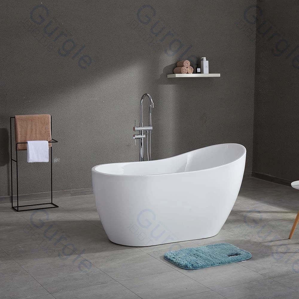 

Лидер продаж, легкое отдельно стоящее акриловое глубокое замочивание, ванна для ванной комнаты, овальная ванна для яиц с твердой поверхностью, CE CUPC 1, 2, 3-местная ванна