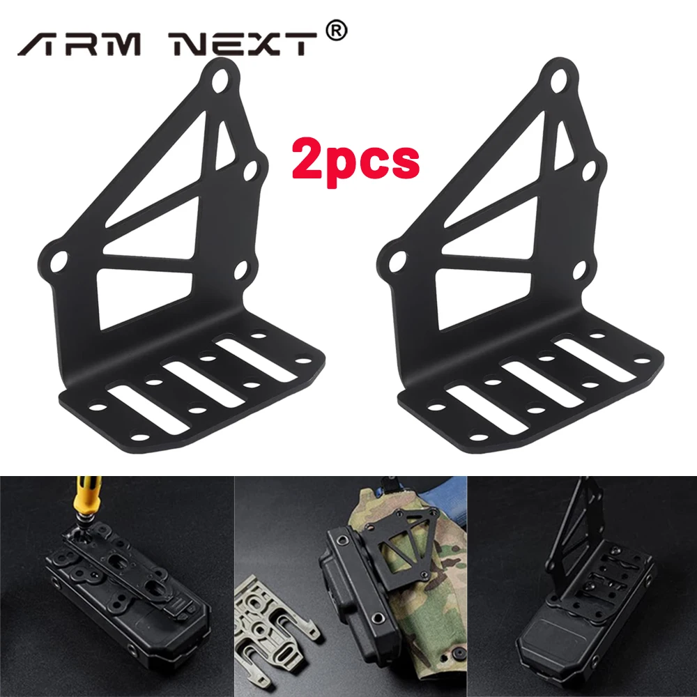 

2pcs Tactical Holster Negative Cant Plate Equipment Mount Airsoft Handgun Case NCPE Extension Tourniquet Front Mounting Platform