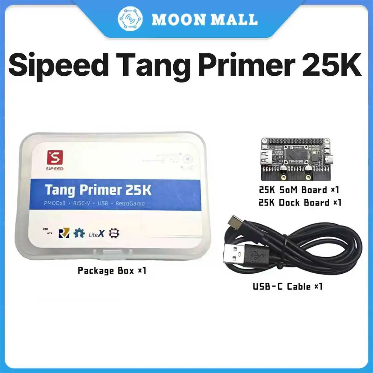 

Sipeed Tang Primer 25K SoM/док-плата GOWIN GW5A RISCV Плата разработки FPGA PMOD SDRAM